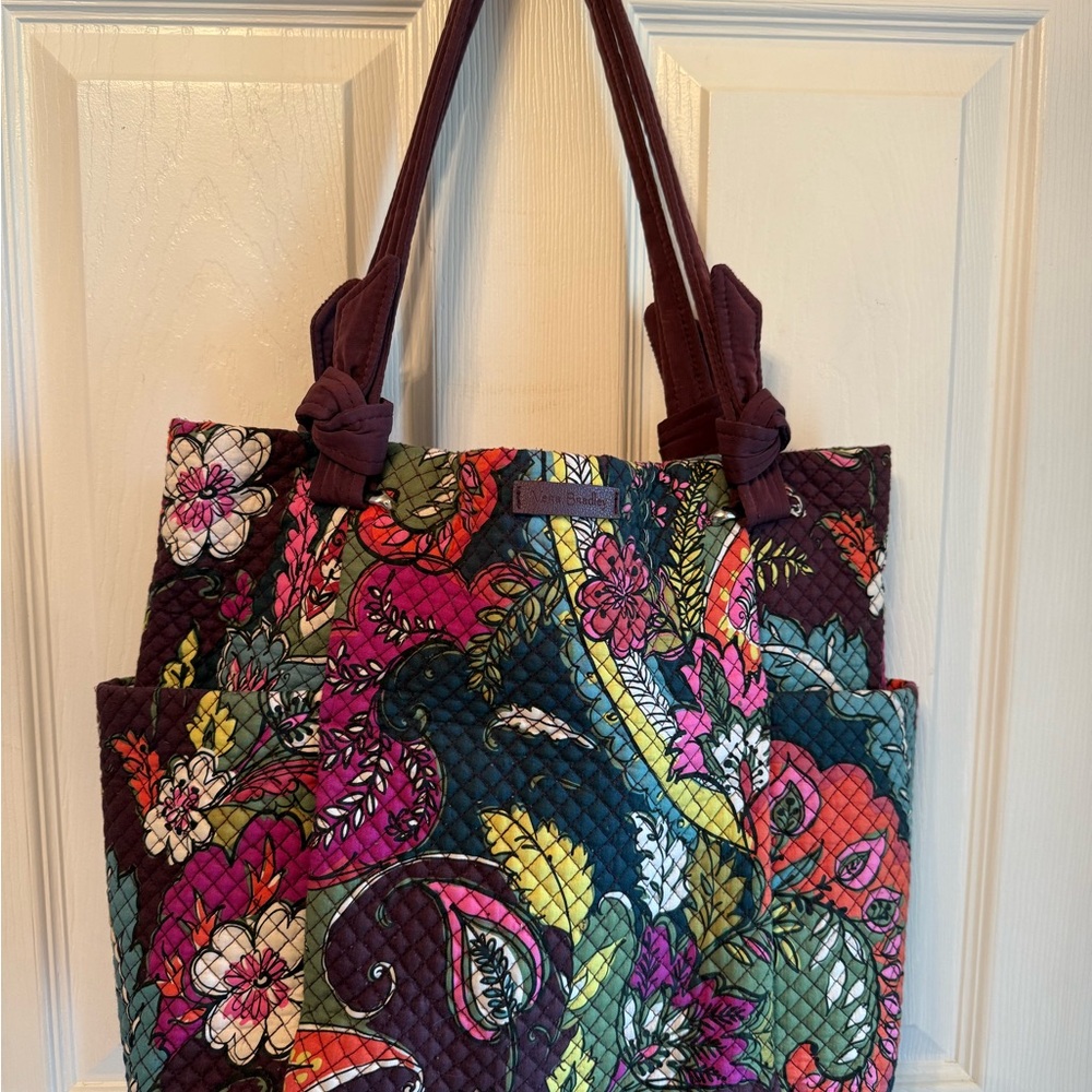 Vera Bradley tote bag in the "Belle Paisley" pattern